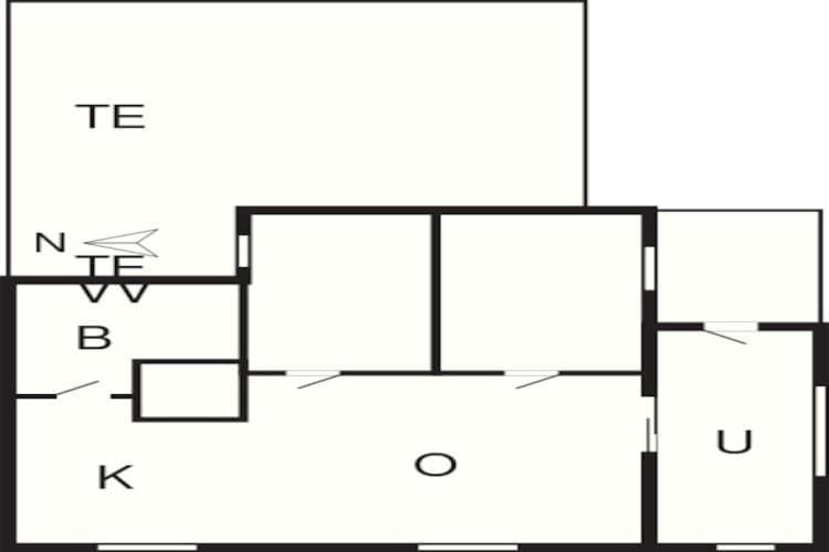 4 Person Holiday Home In R M Lakolk Exteriör bild